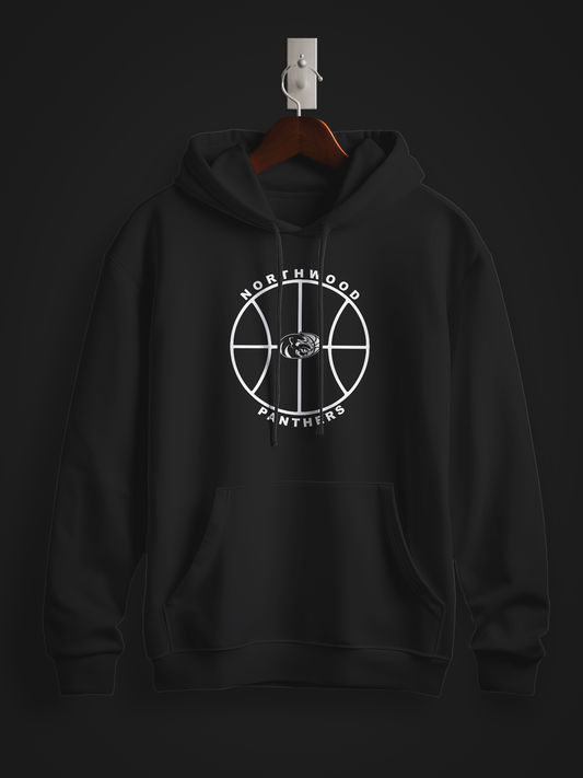 Panther Basketball Minimal Hooded Sweatshirt