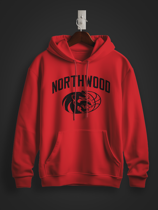 Panther Basketball Vintage Hooded Sweatshirt